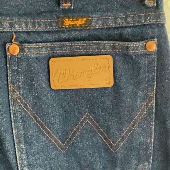 Wrangler classic dark blue denim jeans - Picture 1 of 12